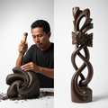 Custom Wood Sculpture — Request a Quote